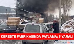 Kereste Fabrikasında Patlama: 5 Yaralı