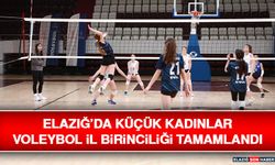 Elazığ’da Küçük Kadınlar Voleybol İl Birinciliği Tamamlandı