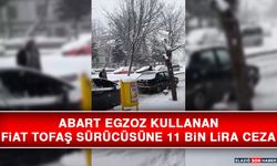 Abart Egzoz Kullanan Fiat Tofaş Sürücüsüne 11 Bin Lira Ceza