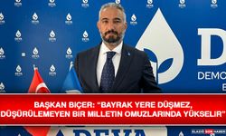 Başkan Biçer: “Bayrak Yere Düşmez, Düşürülemeyen Bir Milletin Omuzlarında Yükselir”