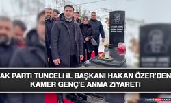 AK Parti Tunceli İl Başkanı Hakan Özer’den Kamer Genç’e Anma Ziyareti