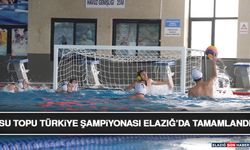 Su Topu Türkiye Şampiyonası Elazığ’da Tamamlandı