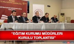 Eğitim Kurumu Müdürleri Kurulu Toplantısı