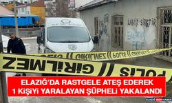 Elazığ’da Rastgele Ateş Ederek 1 Kişiyi Yaralayan Şüpheli Yakalandı