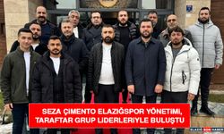 Seza Çimento Elazığspor Yönetimi, Taraftar Grup Liderleriyle Buluştu