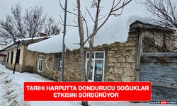 Tarihi Harputta Dondurucu Soğuklar Etkisini Sürdürüyor