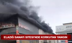 Elazığ Sanayi Sitesi’nde Korkutan Yangın