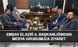 EMŞAV Elazığ İl Başkanlığından Medya Grubumuza Ziyaret