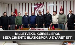 Milletvekili Gürsel Erol Seza Çimento Elazığspor’u Ziyaret Etti