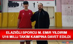 Elazığlı Sporcu M. Emir Yıldırım U16 Milli Takım Kampına Davet Edildi