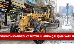 İstasyon Caddesi ve Meydanlarda Çalışma Yapıldı