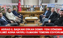 ASRİAD İl Başkanı Erkan Demir: Yeni Dönemin İlimiz Adına Hayırlı Olmasını Temenni Ediyorum