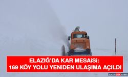 Elazığ’da Kar Mesaisi: 169 Köy Yolu Yeniden Ulaşıma Açıldı
