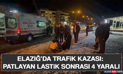 Elazığ’da Trafik Kazası: Patlayan Lastik Sonrası 4 Yaralı