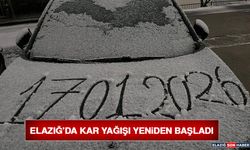 Elazığ’da Kar Yağışı Yeniden Başladı