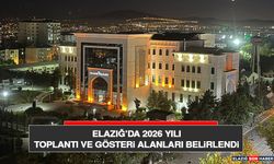 Elazığ’da 2026 Yılı Toplantı ve Gösteri Alanları Belirlendi