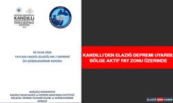 Kandilli’den Elazığ Depremi Uyarısı: Bölge Aktif Fay Zonu Üzerinde