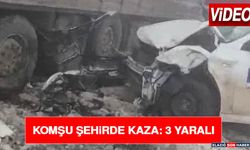 Komşu Şehirde Kaza:  3 Yaralı