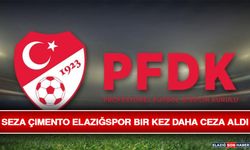 Seza Çimento Elazığspor Bir Kez Daha Ceza Aldı
