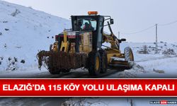 Elazığ’da 115 Köy Yolu Ulaşıma Kapalı