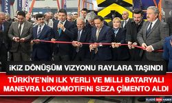 Türkiye’nin İlk Yerli ve Millî Bataryalı Manevra Lokomotifini Seza Çimento Aldı