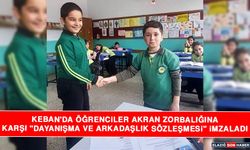 Keban'da Öğrenciler Akran Zorbalığına Karşı "Dayanışma ve Arkadaşlık Sözleşmesi" İmzaladı
