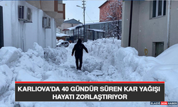 Karlıova'da 40 Gündür Süren Kar Yağışı Hayatı Zorlaştırıyor