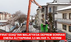 Fırat EDAŞ’tan Malatya’da Deprem Sonrası Enerji Altyapısına 3,5 Milyar TL Yatırım