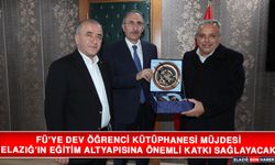 FÜ’ye Dev Öğrenci Kütüphanesi Müjdesi