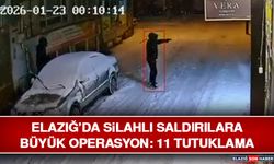 Elazığ’da Silahlı Saldırılara Büyük Operasyon: 11 Tutuklama