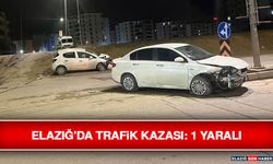 Elazığ’da Trafik Kazası: 1 Yaralı
