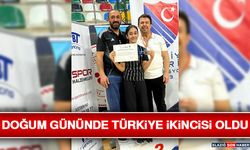 Doğum Gününde Türkiye İkincisi Oldu