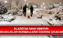 Elazığ’da Hava Isınıyor: Sıcaklıklar Normallerin Üzerine Çıkacak
