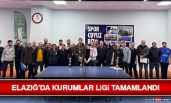 Elazığ’da Kurumlar Ligi Tamamlandı