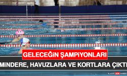 Geleceğin Şampiyonları Mindere, Havuzlara ve Kortlara Çıktı