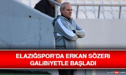 Elazığspor’da Erkan Sözeri Galibiyetle Başladı
