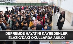 Depremde Hayatını Kaybedenler Elazığ’daki Okullarda Anıldı