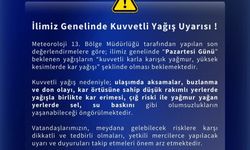 Meteorolojiden Bingöl için kuvvetli yağış uyarısı