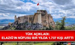 TÜİK Açıkladı: Elazığ’ın Nüfusu Bir Yılda 1.737 Kişi Arttı