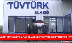 Vakıf Yetkilileri, Araç Muayene İstasyonunu Protesto Etti