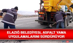 Elazığ Belediyesi, Asfalt Yama Uygulamalarını Sürdürüyor