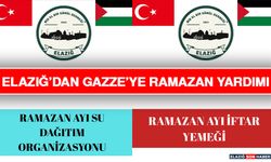 Elazığ’dan Gazze’ye Ramazan Yardımı