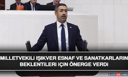 Milletvekili Işıkver Esnaf ve Sanatkarların Beklentileri İçin Önerge Verdi