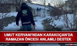 Umut Kervanı’ndan Karakoçan’da Ramazan Öncesi Anlamlı Destek