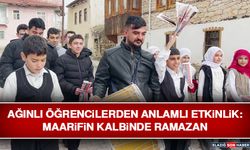 Ağınlı Öğrencilerden Anlamlı Etkinlik: Maarifin Kalbinde Ramazan