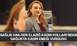 Sağlık Hak-Sen Elazığ Kadın Kolları’ndan Sağlıkta Kadın Emeği Vurgusu