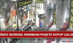 Önce Beğendi Ardından Poşete Koyup Çaldı