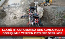 Elazığ Hipodromu'nda Atık Kumlar Geri Dönüşümle Yeniden Pistlere Seriliyor