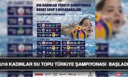 U16 Kadınlar Su Topu Türkiye Şampiyonası Başladı