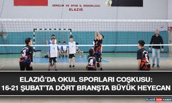 Elazığ’da Okul Sporları Coşkusu: 16-21 Şubat’ta Dört Branşta Büyük Heyecan